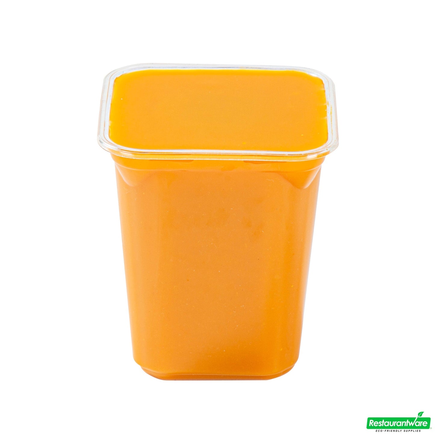 Wholesale Restaurantware Thermo Tek 32 Oz Square Clear Plastic Deli / Snack Container - 4 1/2" X 4 1/2" X 5 1/4" - 100 Count Box- Bulk