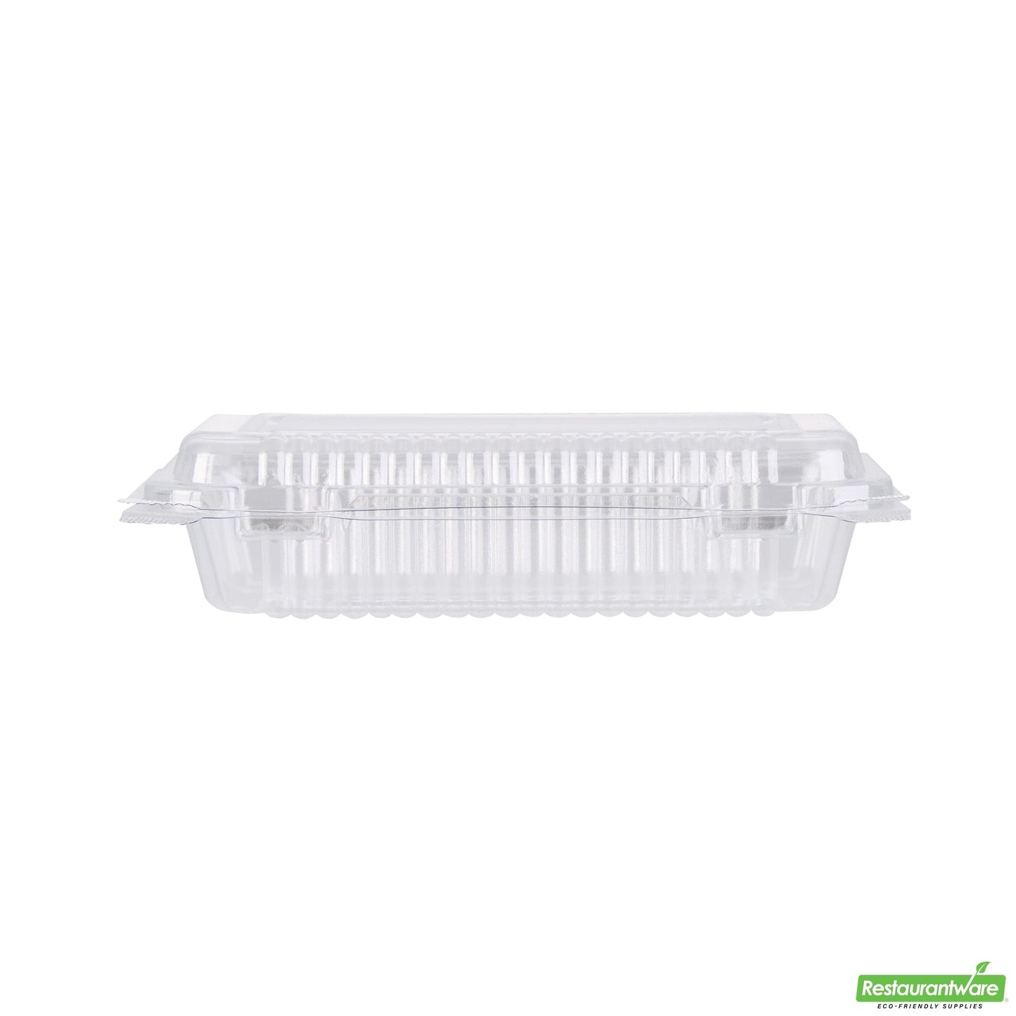 Wholesale Restaurantware Thermo Tek Rectangle Clear Plastic Clamshell Container - 6" X 4" X 1 1/2" - 100 Count Box- Bulk