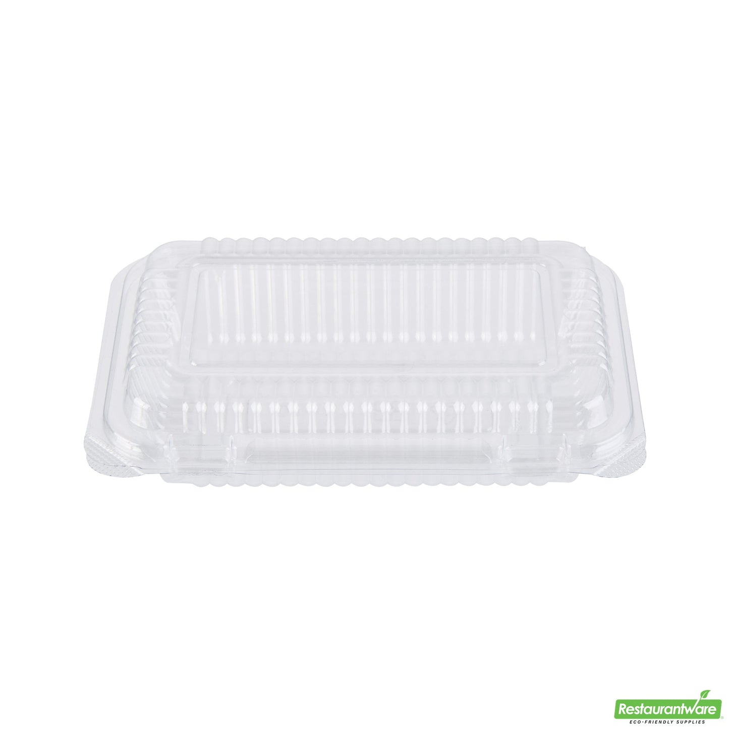 Wholesale Restaurantware Thermo Tek Rectangle Clear Plastic Clamshell Container - 6" X 4" X 1 1/2" - 100 Count Box- Bulk