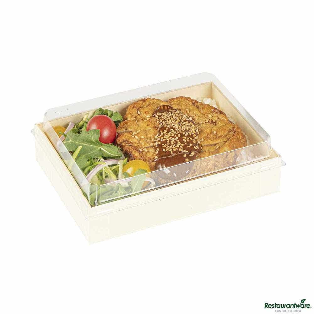 Wholesale Restaurantware Taipei Rectangle Clear Plastic Lid 10 ct- Bulk