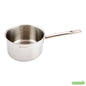 Wholesale Restaurantware Met Lux 3.5 Qt Stainless Steel Sauce Pan - Induction Ready, Single Handle- Bulk