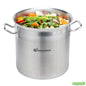 Wholesale Restaurantware 13.5 Qt Stainless Steel Stock Pot - Induction Ready - 14" X 10.8" X 10.3"- Bulk