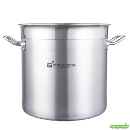 Wholesale Restaurantware 13.5 Qt Stainless Steel Stock Pot - Induction Ready - 14" X 10.8" X 10.3"- Bulk