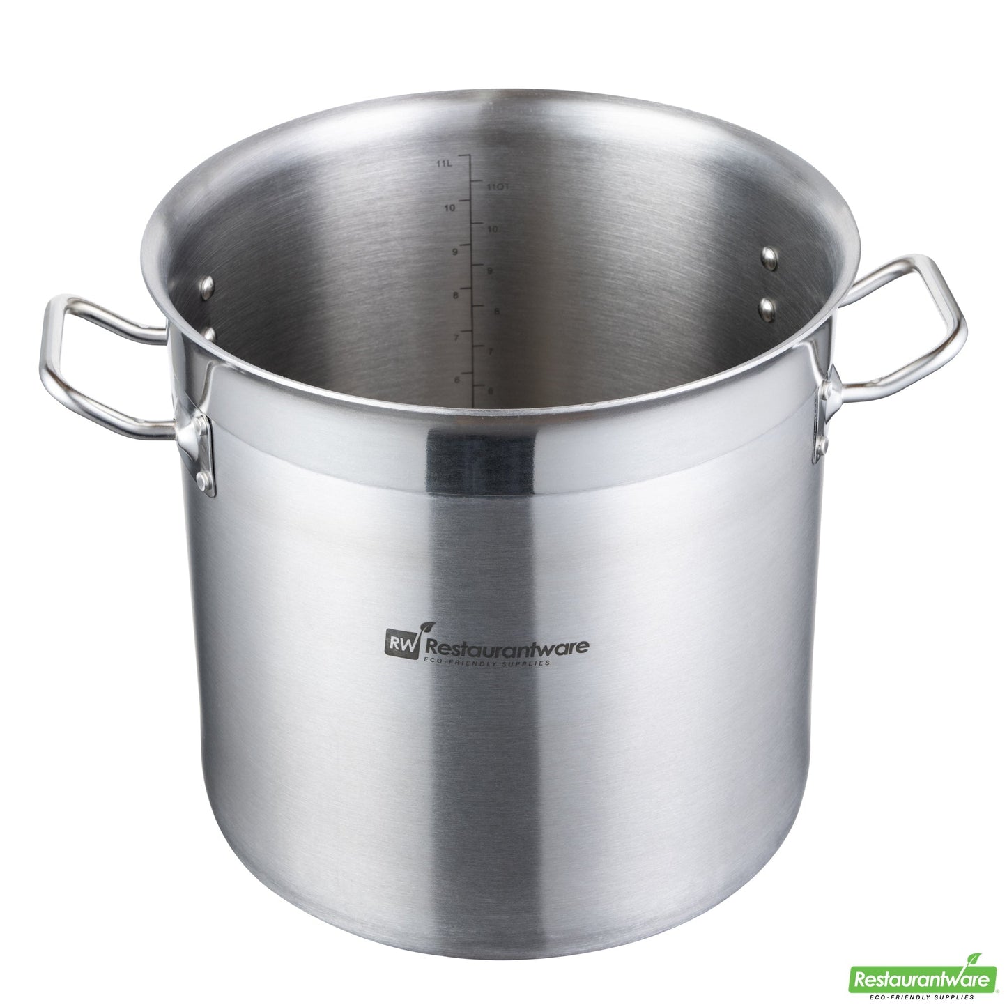 Wholesale Restaurantware 13.5 Qt Stainless Steel Stock Pot - Induction Ready - 14" X 10.8" X 10.3"- Bulk
