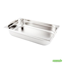 Wholesale Restaurantware Met Lux Rectangle Stainless Steel Full Size Steam Table Pan 4 Inch Deep - Anti Jam, Collapsible Handles- Bulk