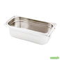 Wholesale Restaurantware Met Lux Rectangle Stainless Steel 1/3 Size Steam Table Pan 4 Inch Deep - Anti Jam, Collapsible Handles- Bulk