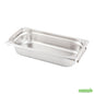 Wholesale Restaurantware Met Lux Rectangle Stainless Steel 1/3 Size Steam Table Pan 2.5 Inch Deep - Perforated, Anti Jam, Collapsible Handles- Bulk