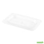 Wholesale Restaurantware Met Lux Rectangle Clear Plastic Lid - Fits 1/9 Size Cold Food Storage Container- Bulk
