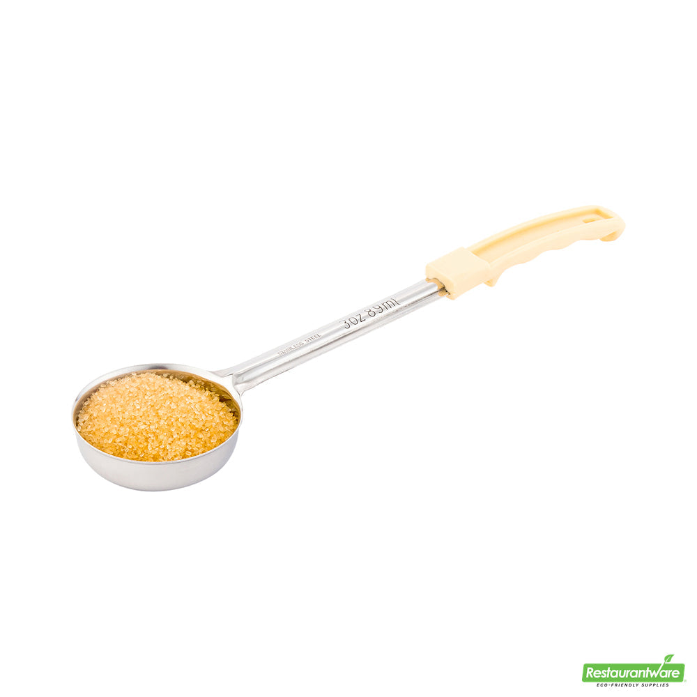 Wholesale Restaurantware Met Lux 3 Oz Stainless Steel Spoodle - Solid, with Ivory Handle- Bulk