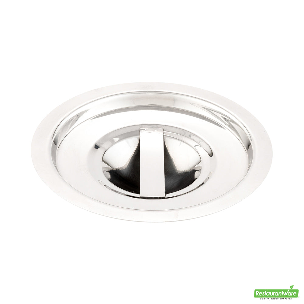 Wholesale Restaurantware Stainless Steel Bain Marie Lid - Fits 2 Qt - 6" X 6" X 1.1"- Bulk