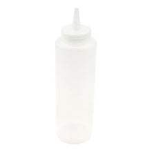Wholesale Restaurantware 12 Oz Clear Plastic Squeeze Bottle - Precision Tip - 2 1/4" X 2 1/4" X 8"- Bulk