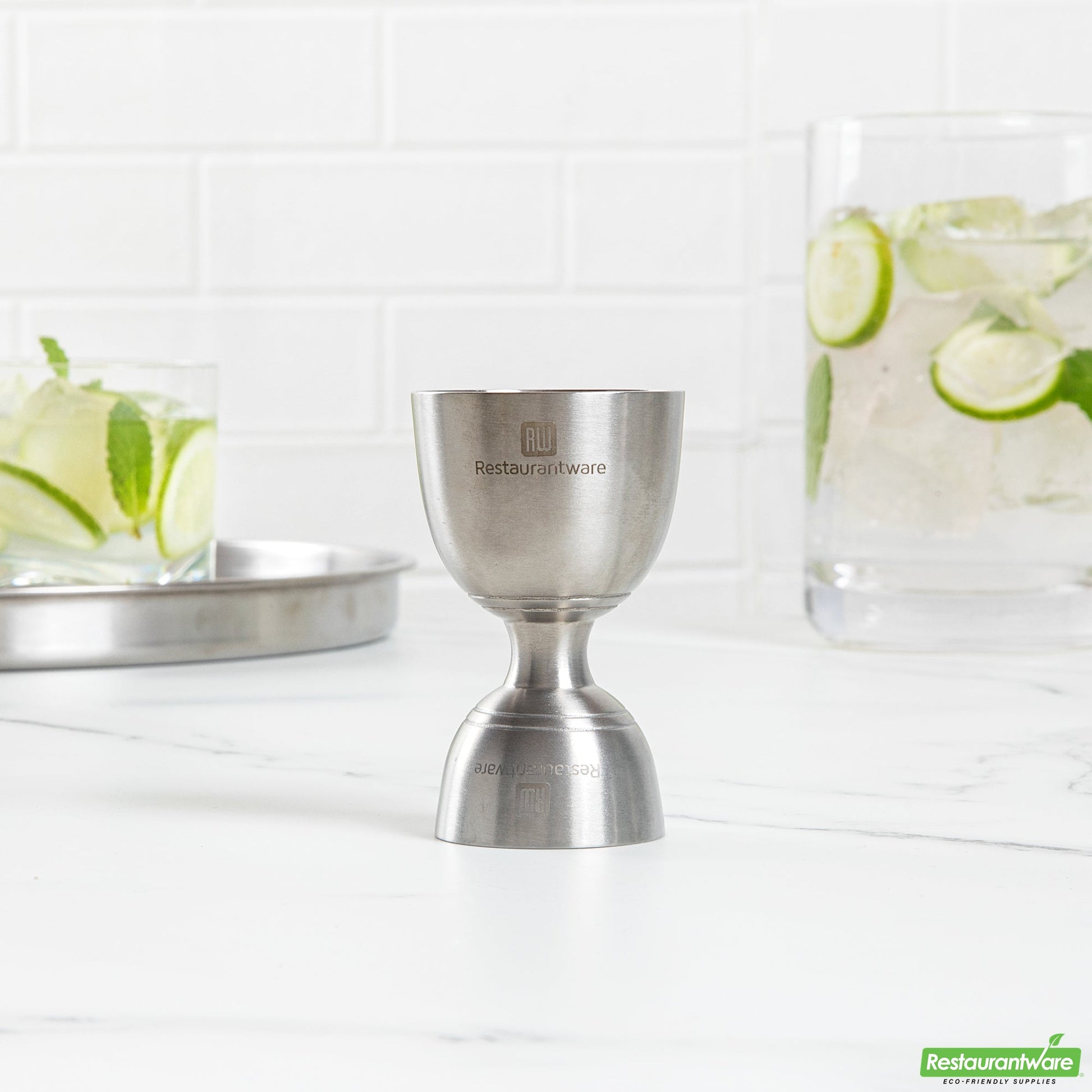Wholesale Restaurantware Bar Lux 1 Oz / 2 Oz Stainless Steel Jigger - Negroni- Bulk