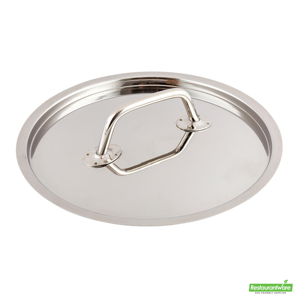 Wholesale Restaurantware Met Lux Stainless Steel Sauce Pan Lid - Fits 3.5 qt- Bulk