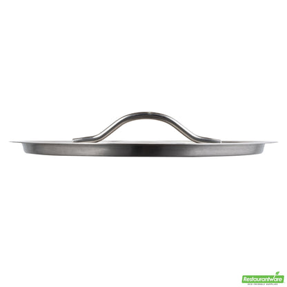 Wholesale Restaurantware Met Lux Stainless Steel Sauce Pan Lid - Fits 7.5 and 13.5 qt- Bulk