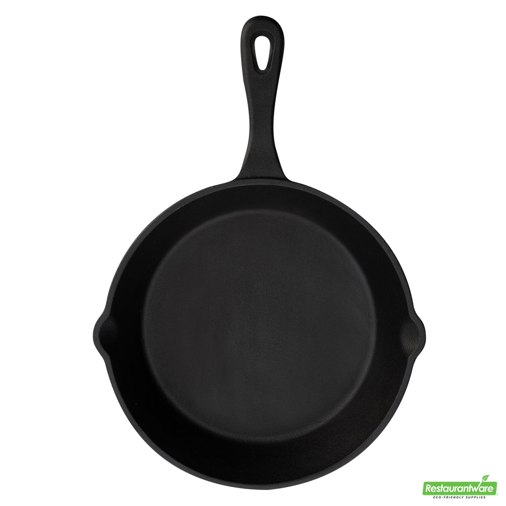 Wholesale Restaurantware Met Lux Round Black Cast Iron 8 Fry Pan - Pre-seasoned- Bulk