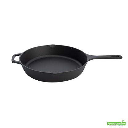 Wholesale Restaurantware Met Lux Round Black Cast Iron 12 Fry Pan - Pre-seasoned- Bulk