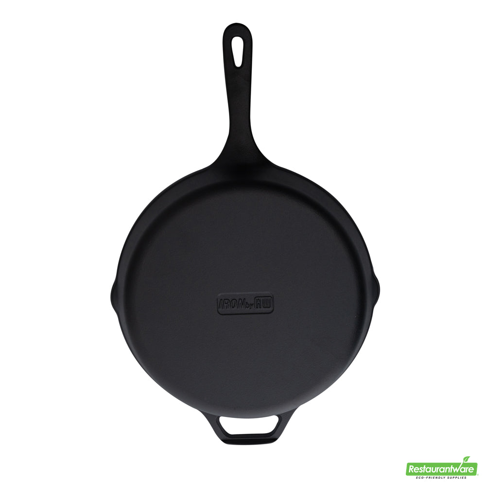 Wholesale Restaurantware Met Lux Round Black Cast Iron 12 Fry Pan - Pre-seasoned- Bulk