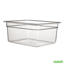 Wholesale Restaurantware Met Lux Rectangle Clear Plastic 1/2 Size Cold Food Storage Container - 6" Depth- Bulk