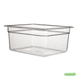 Wholesale Restaurantware Met Lux Rectangle Clear Plastic 1/2 Size Cold Food Storage Container - 6" Depth- Bulk