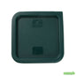 Wholesale Restaurantware Met Lux Square Green Plastic Food Storage Container Lid - Fits 2 and 4 Qt- Bulk