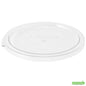Wholesale Restaurantware Met Lux Round Clear Plastic Food Storage Container Lid - Fits 12, 18 and 22 Qt- Bulk