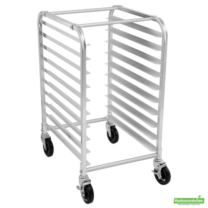 Wholesale Restaurantware Kitchen Tek 10 Pan - Bun / Sheet Pan Rack - End Load, Half Height- Bulk