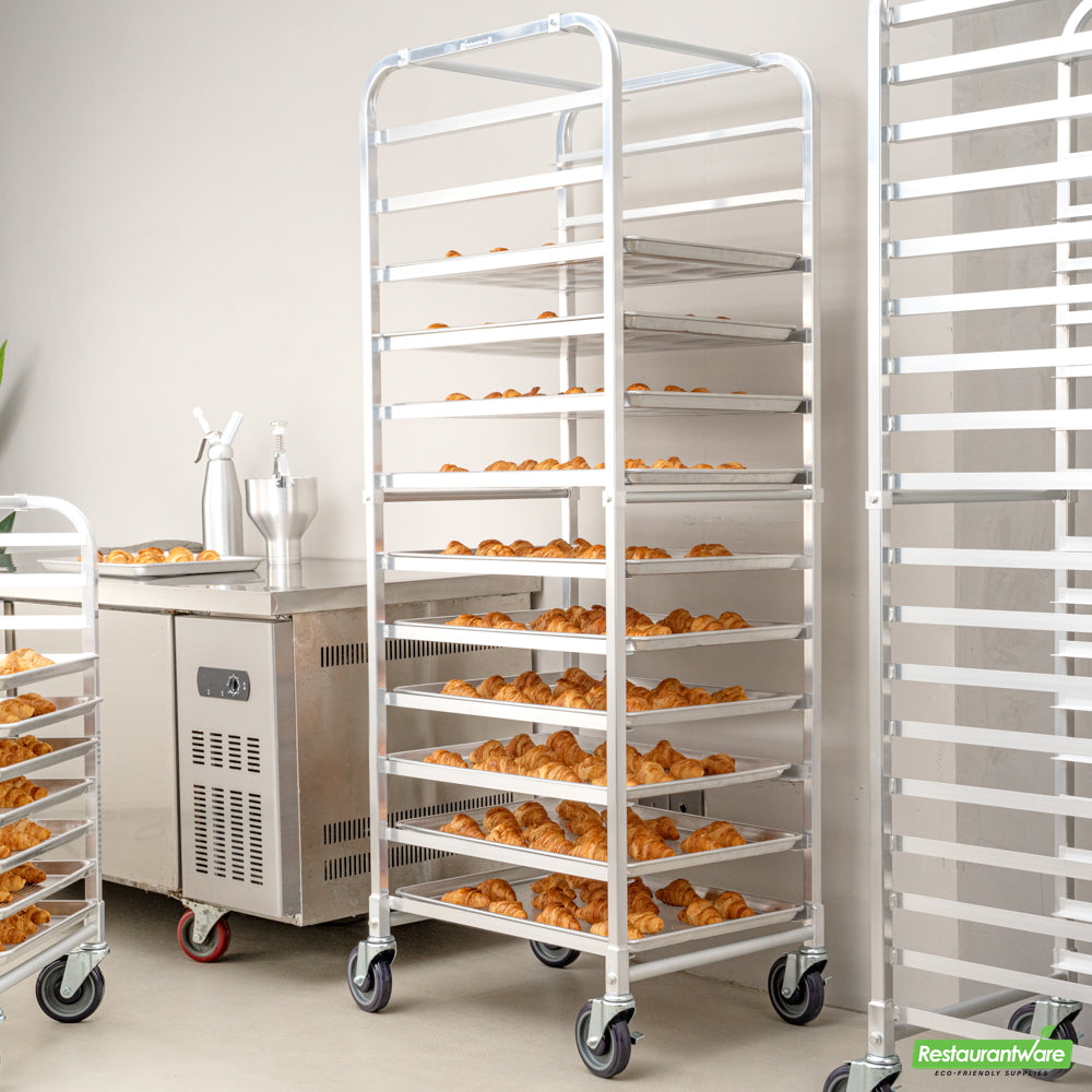 Wholesale Restaurantware Kitchen Tek 12 Pan - Bun / Sheet Pan Rack - End Load- Bulk