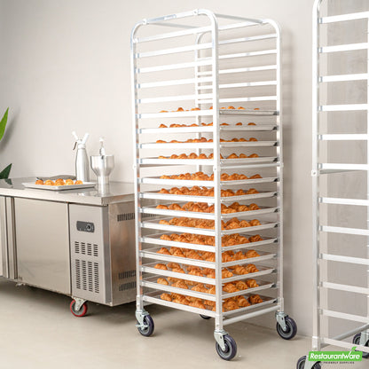 Wholesale Restaurantware 18 Pan - Bun / Sheet Pan Rack - End Load - 20.5" X 27" X 69.5"- Bulk