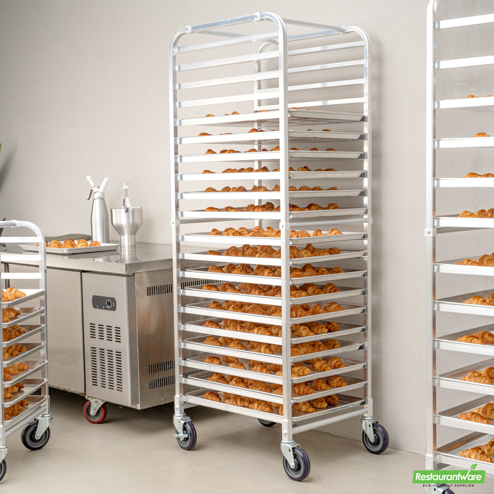 Wholesale Restaurantware Kitchen Tek 20 Pan - Bun / Sheet Pan Rack - End Load- Bulk