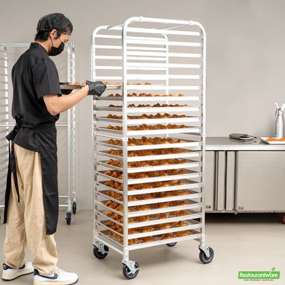 Wholesale Restaurantware Kitchen Tek 20 Pan - Bun / Sheet Pan Rack - End Load- Bulk