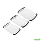 Wholesale Restaurantware Comfy Grip White and Black Plastic Cutting Board Set - Includes 3 Boards, with Juice Groove, Handle- Bulk
