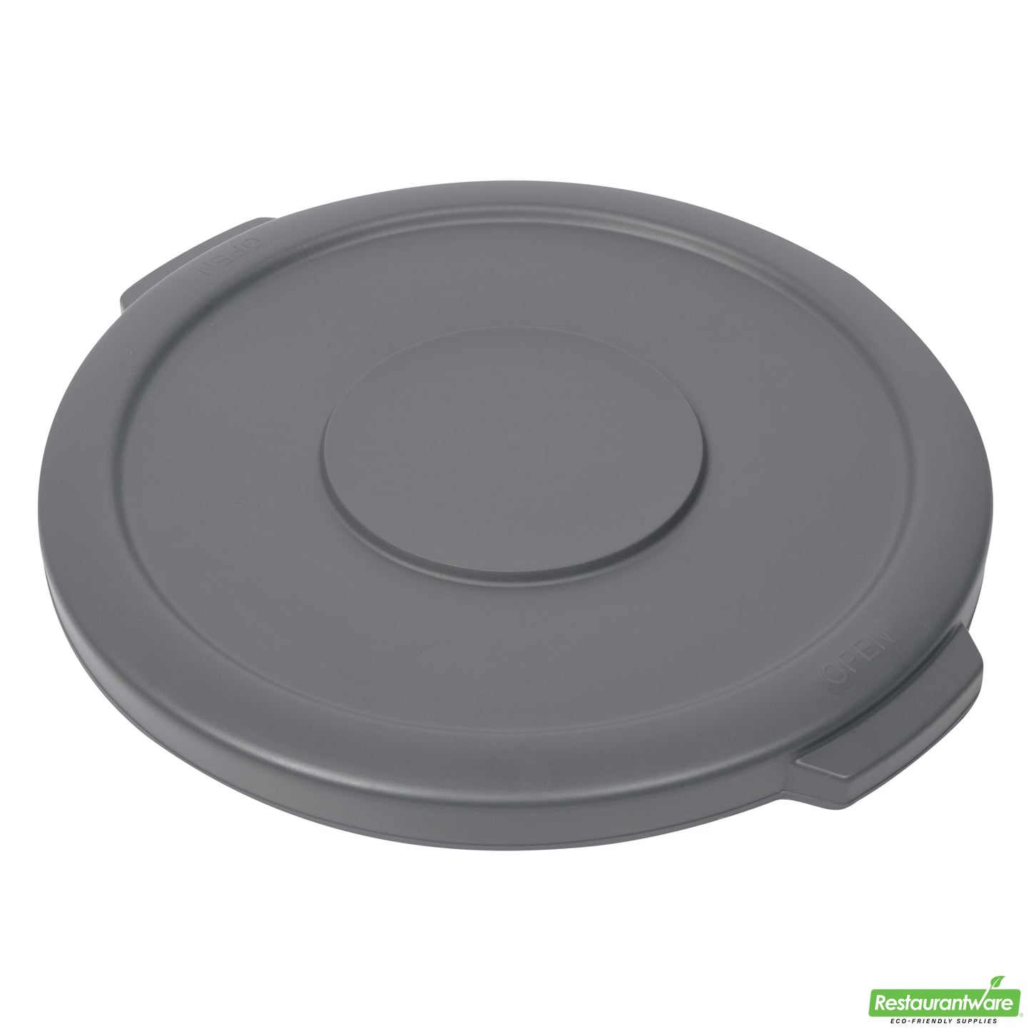Wholesale Restaurantware Gray Plastic Commercial Trash Can / Ingredient Bin Lid - Fits 10 Gal- Bulk