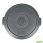 Wholesale Restaurantware Gray Plastic Commercial Trash Can / Ingredient Bin Lid - Fits 20 Gal- Bulk