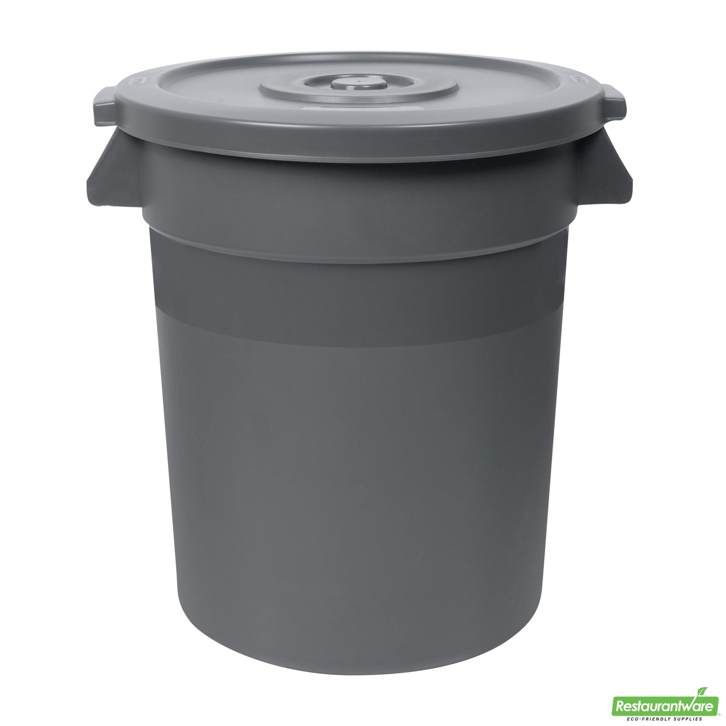 Wholesale Restaurantware Gray Plastic Commercial Trash Can / Ingredient Bin Lid - Fits 20 Gal- Bulk