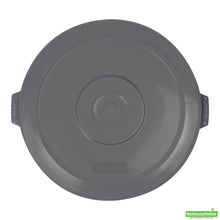 Wholesale Restaurantware Gray Plastic Commercial Trash Can / Ingredient Bin Lid - Fits 44 Gal- Bulk