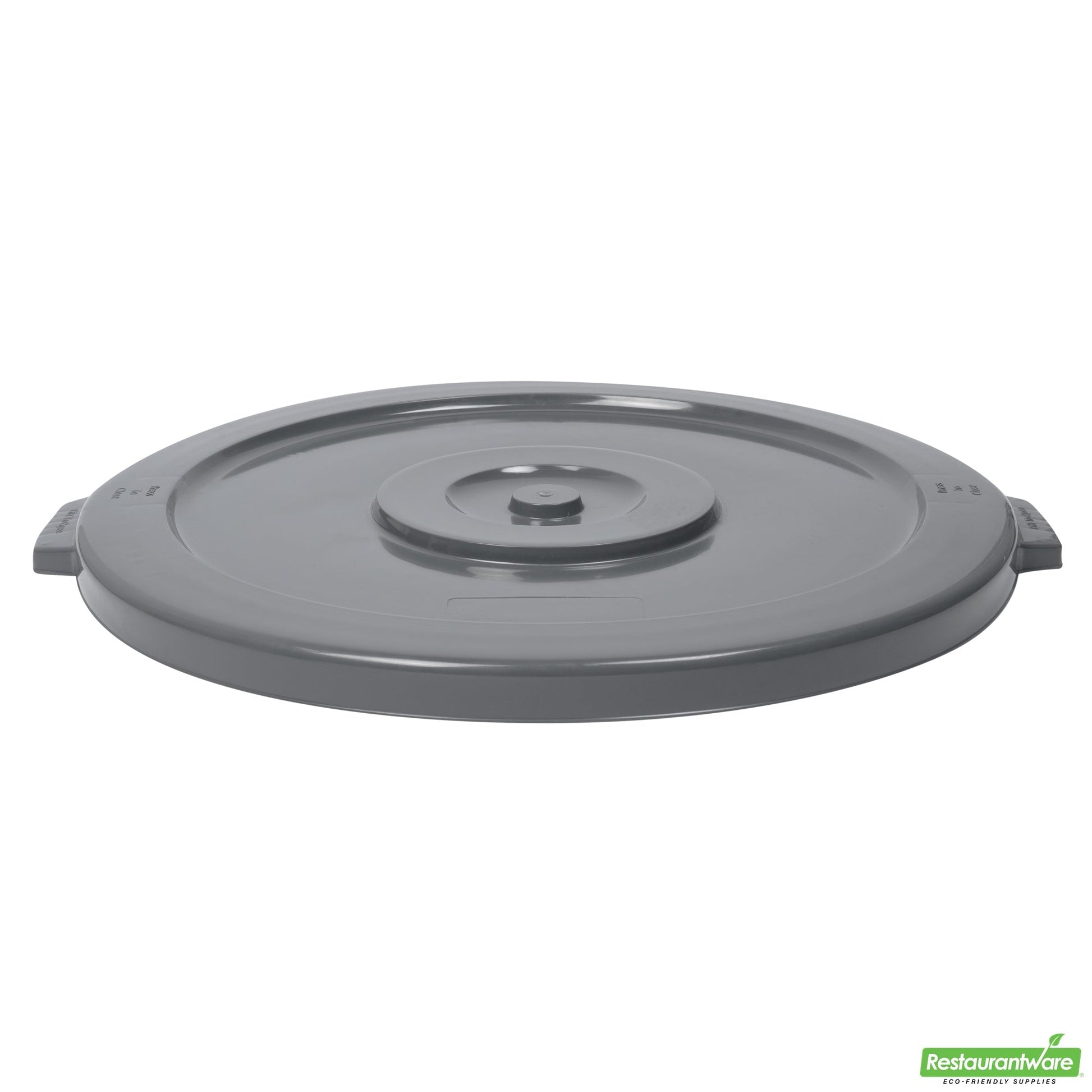 Wholesale Restaurantware Gray Plastic Commercial Trash Can / Ingredient Bin Lid - Fits 44 Gal- Bulk