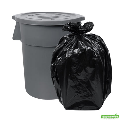 Wholesale Restaurantware Gray Plastic Commercial Trash Can / Ingredient Bin Lid - Fits 55 Gal- Bulk