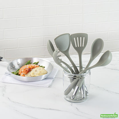 Wholesale Restaurantware Met Lux Green Silicone Cooking Utensil Set - 6-Piece- Bulk