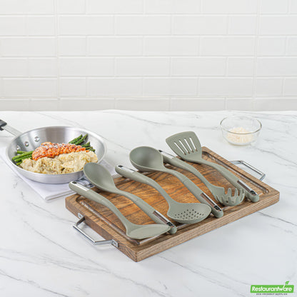 Wholesale Restaurantware Met Lux Green Silicone Cooking Utensil Set - 6-Piece- Bulk