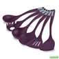 Wholesale Restaurantware Met Lux Purple Silicone Cooking Utensil Set - 6-Piece- Bulk