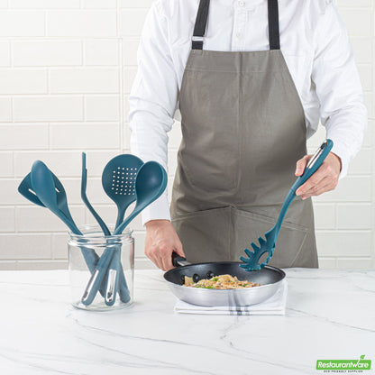 Wholesale Restaurantware Met Lux Teal Silicone Cooking Utensil Set - 6-Piece- Bulk