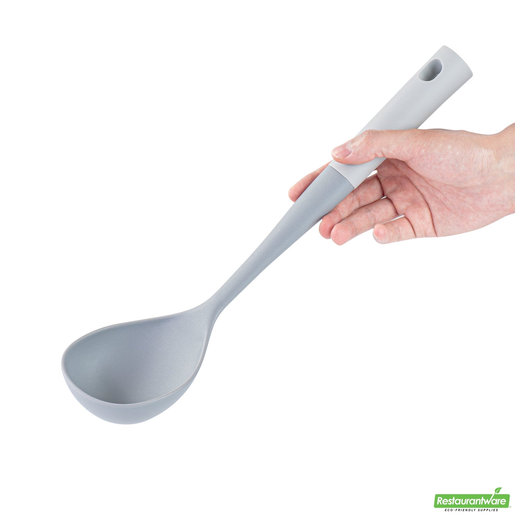 Wholesale Restaurantware Met Lux Gray and White Nylon High Heat Cooking Utensil Set - 6-Piece- Bulk
