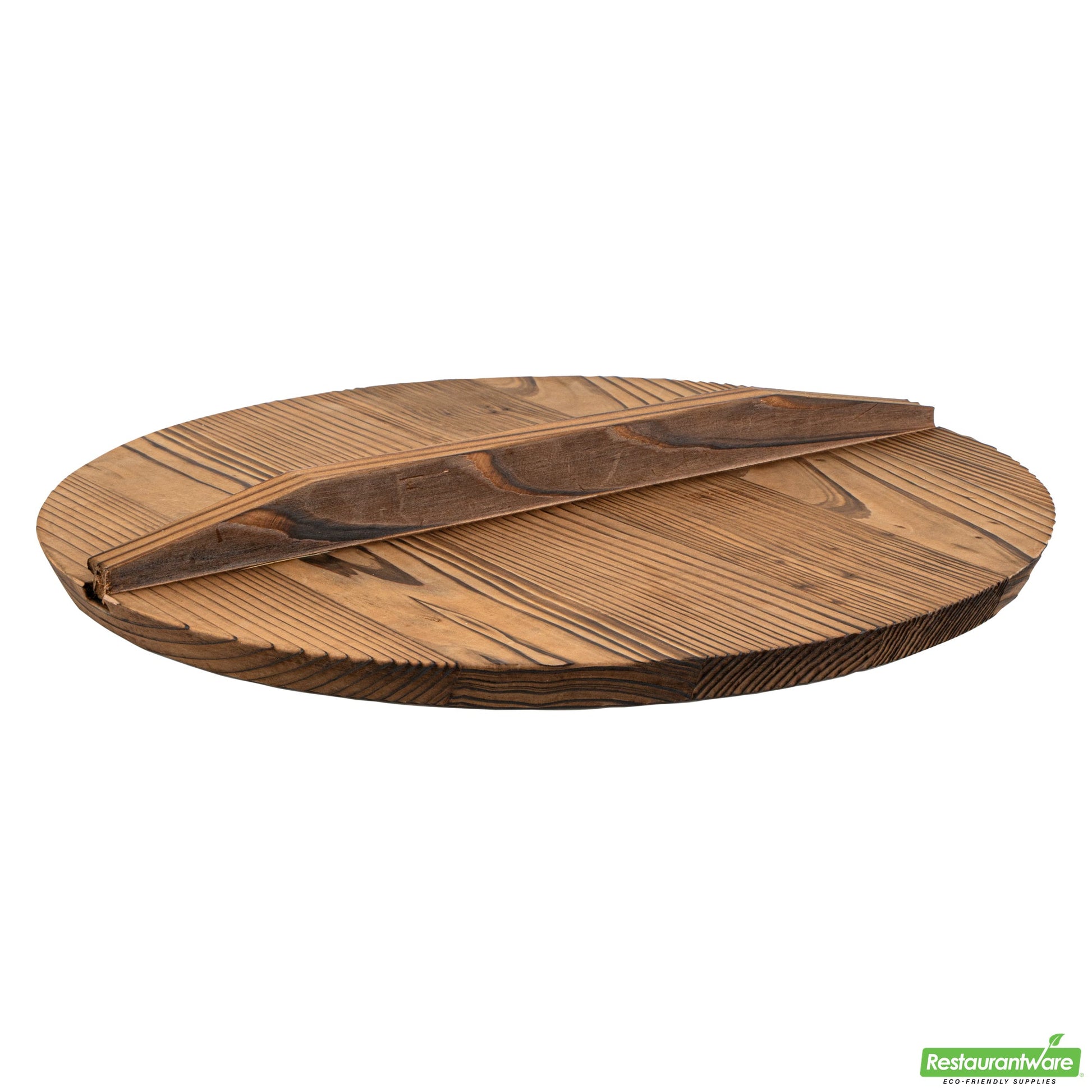 Wholesale Restaurantware 12" Handmade Lightweight Wood Wok Lid - 12.2" X 12.2" X 2.2"- Bulk