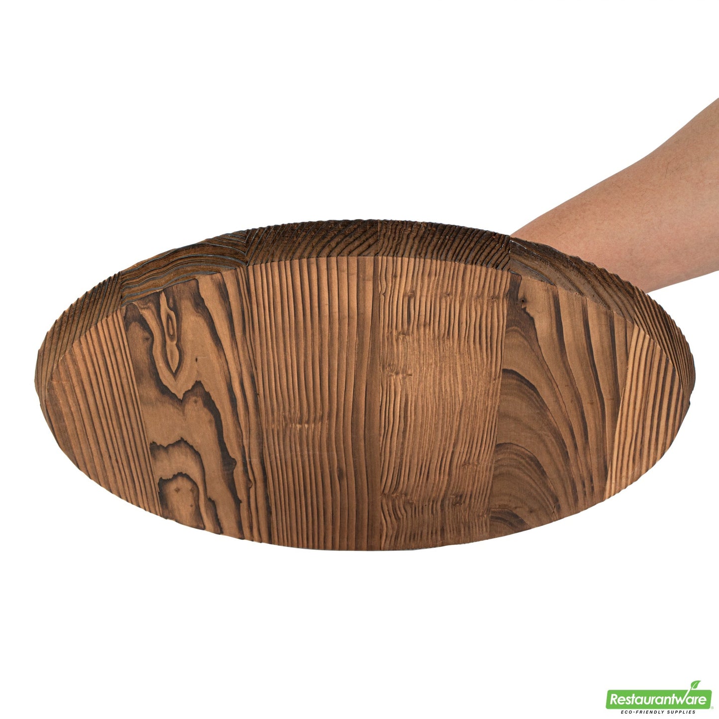 Wholesale Restaurantware 12" Handmade Lightweight Wood Wok Lid - 12.2" X 12.2" X 2.2"- Bulk