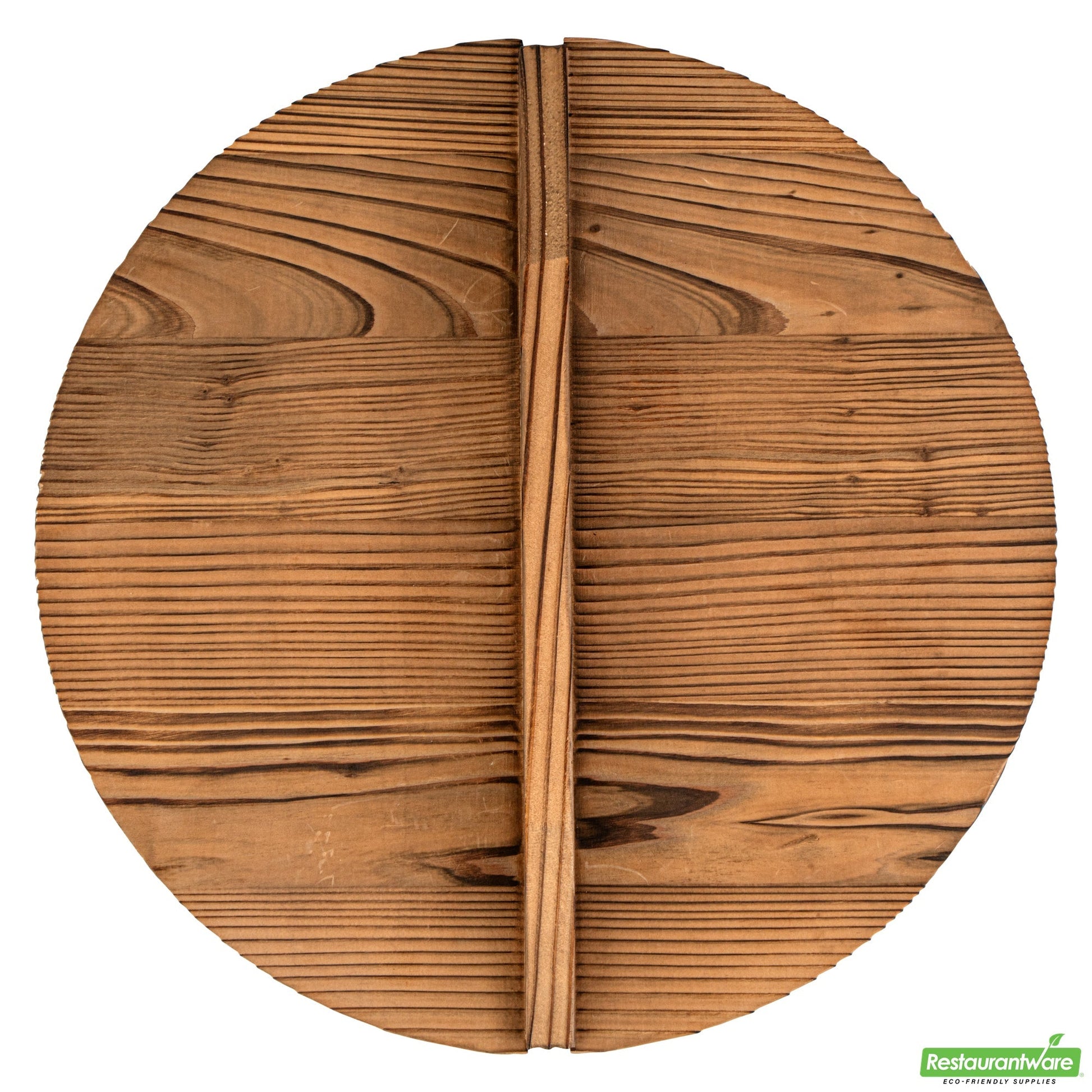 Wholesale Restaurantware 12" Handmade Lightweight Wood Wok Lid - 12.2" X 12.2" X 2.2"- Bulk