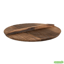 Wholesale Restaurantware 14" Handmade Lightweight Wood Wok Lid - 14.2" X 14.2" X 2.2"- Bulk