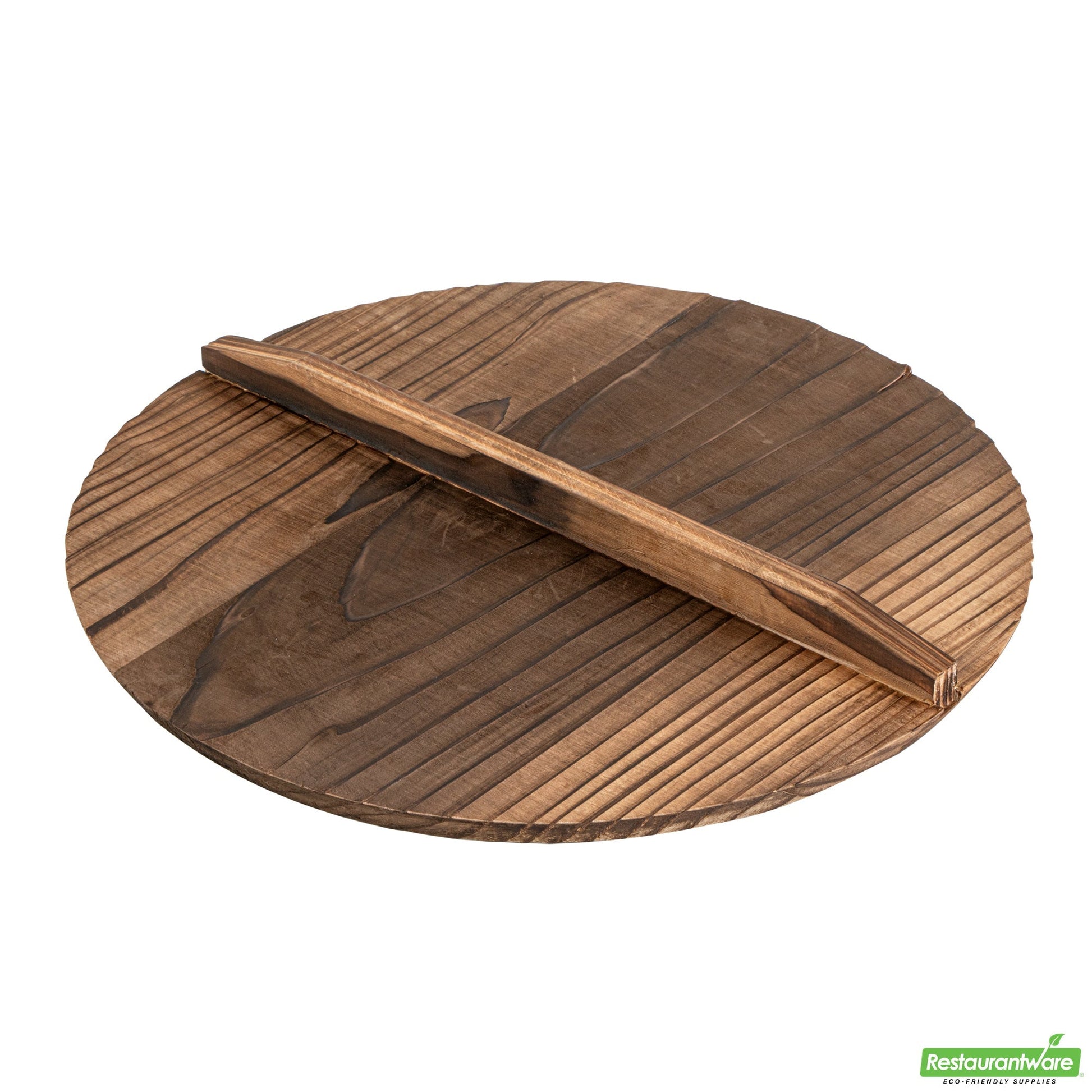 Wholesale Restaurantware 14" Handmade Lightweight Wood Wok Lid - 14.2" X 14.2" X 2.2"- Bulk