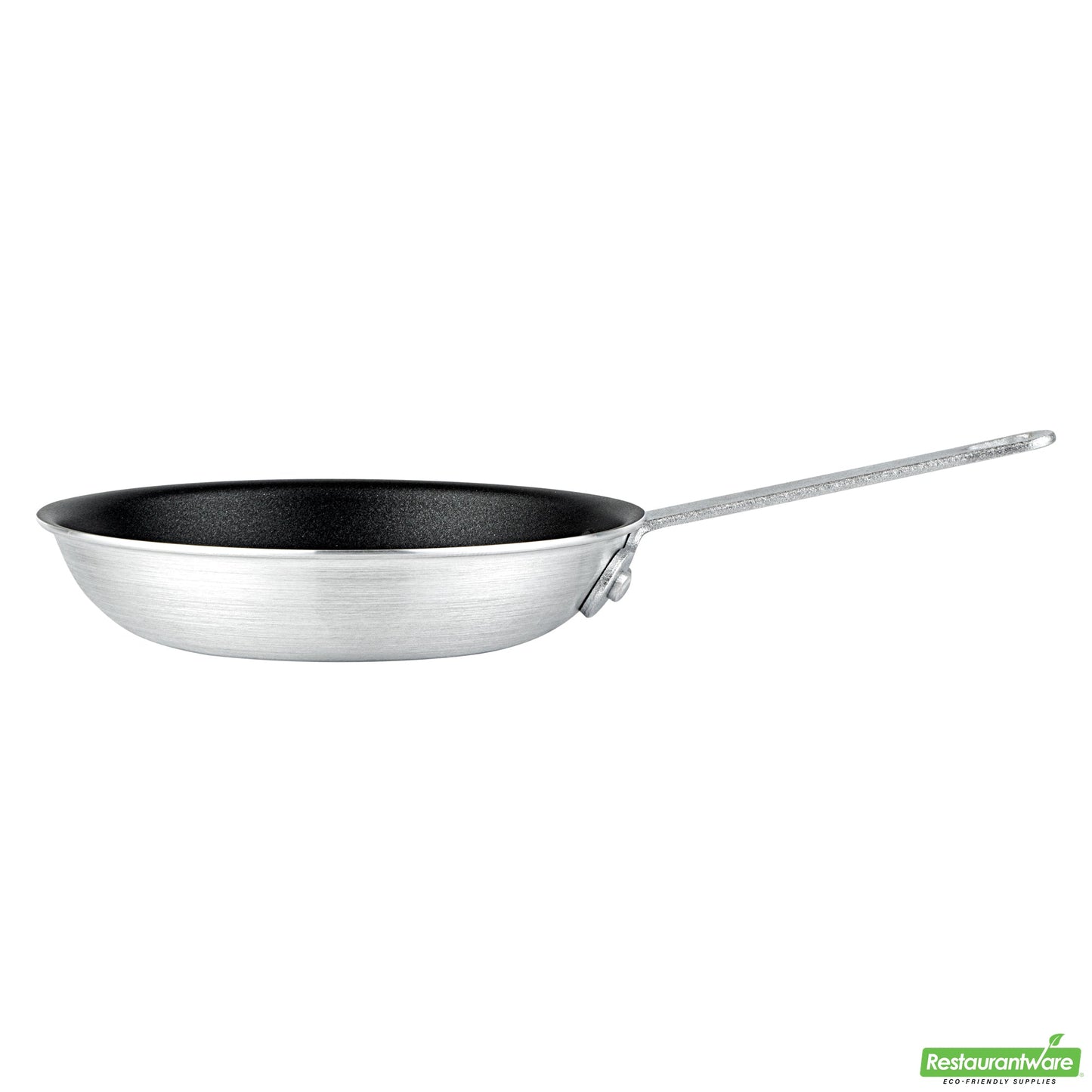 Wholesale Restaurantware Aluminum 7" Fry Pan - Non-Stick - 13" X 7.6" X 2.3"- Bulk