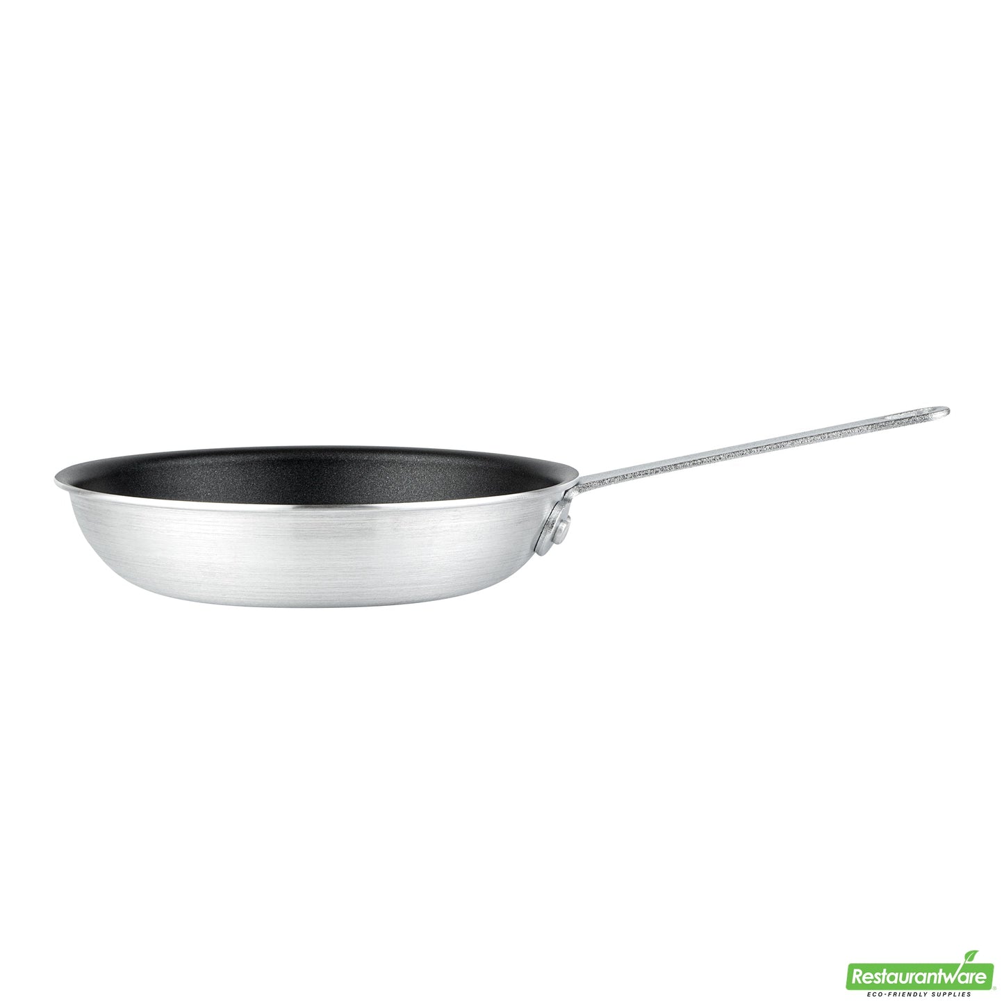 Wholesale Restaurantware Aluminum 8" Fry Pan - Non-Stick - 14.6" X 8.4" X 3"- Bulk