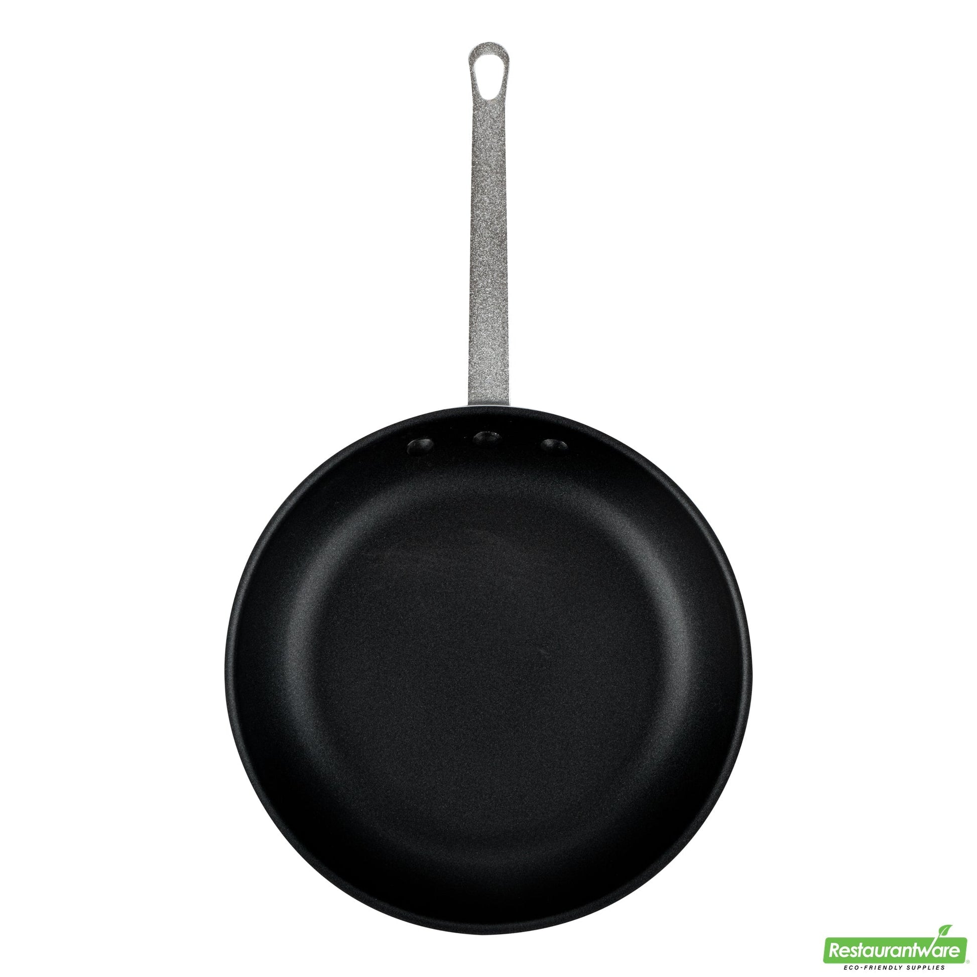 Wholesale Restaurantware Aluminum 10" Fry Pan - Non-Stick - 17.7" X 10.2" X 2.7"- Bulk